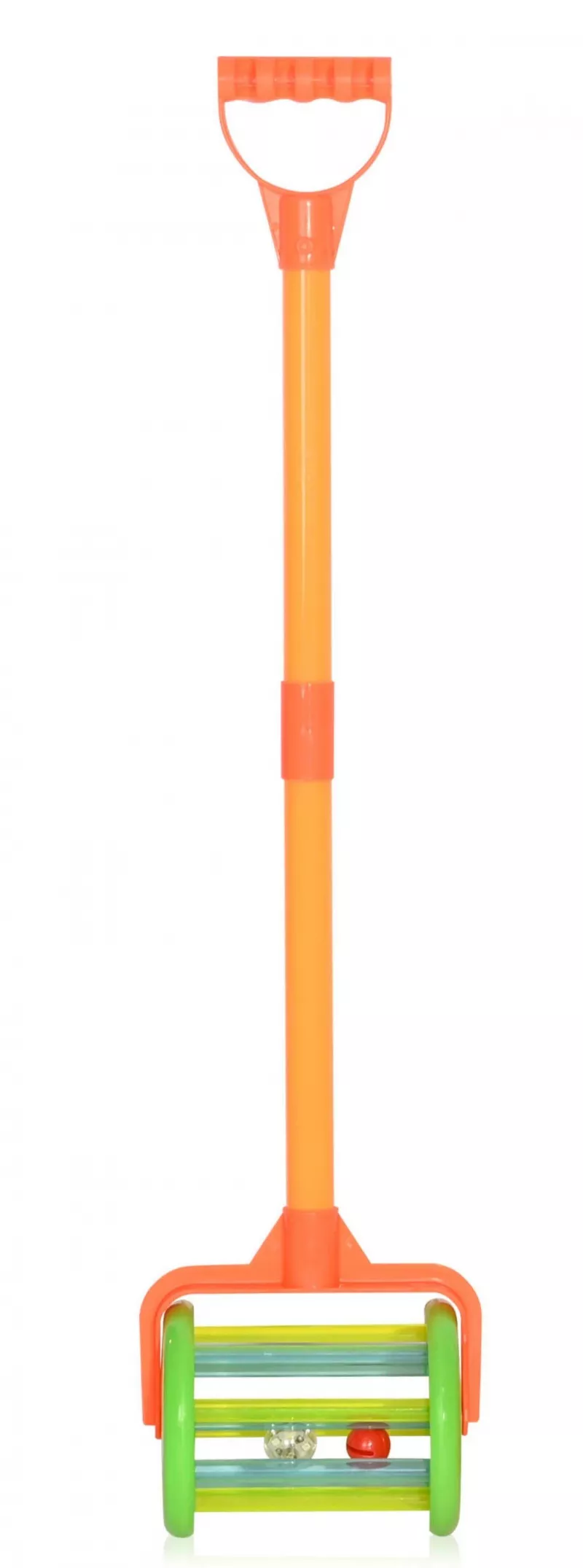 Jucarie de impins, cu tija, 60 cm, Ball , Orange 1