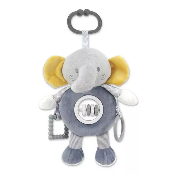 Jucarie de plus, de activitate, Elefant gri, 24 cm, 0 luni+ 1