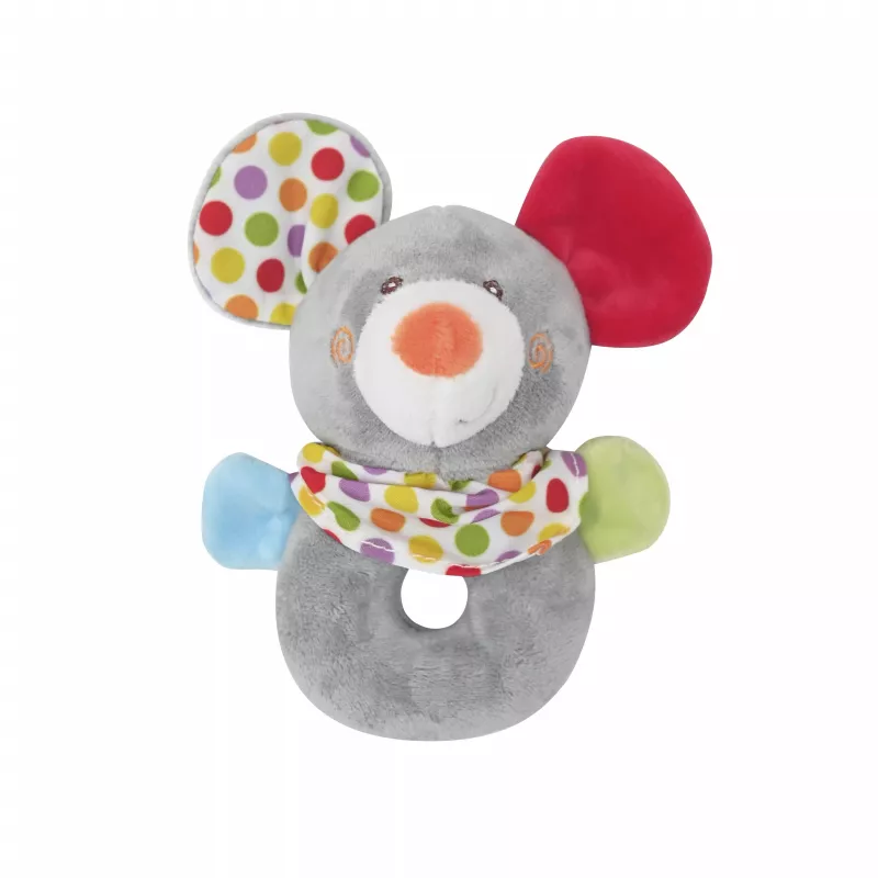 Jucarie de plus, Soricel, 11 cm, zornaitor, 0 luni+ 1