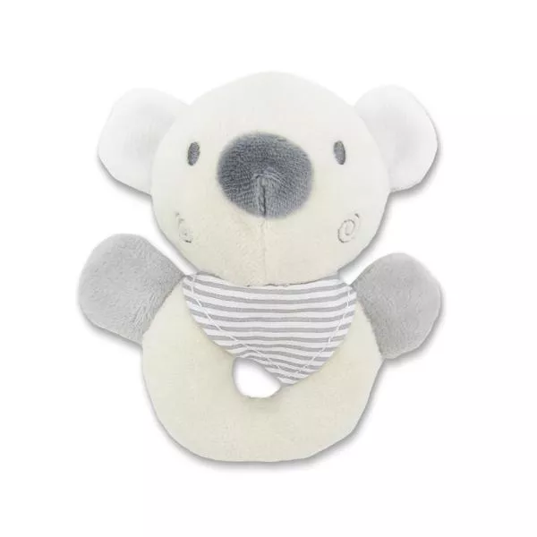 Jucarie de plus, Ursulet beige, 11 cm, zornaitoare, 0 luni+ 1