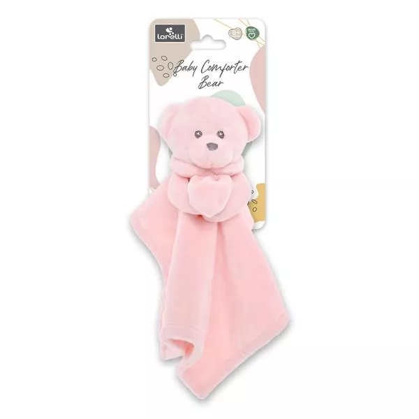 Jucarie din plus, potrivita pentru imbratisare si linistire, Bear Pink Natural, 0 luni+ 2