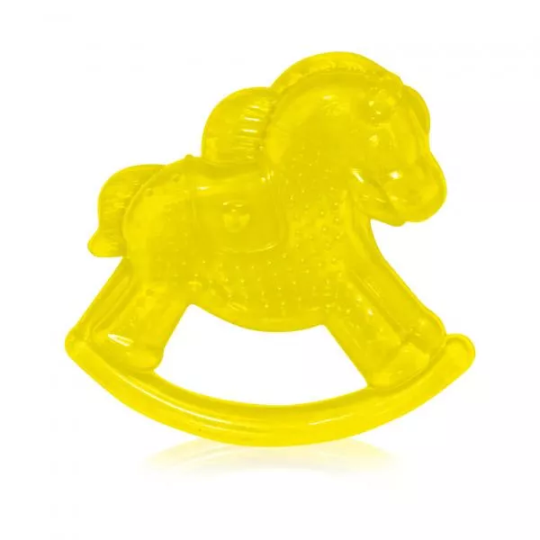 Jucarie refrigeranta, 3 luni+, Calut, Yellow 1