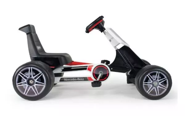 Kart pentru copii, licentiat Mercedes Benz, actionare cu pedale, design sport, 2-4 ani 3