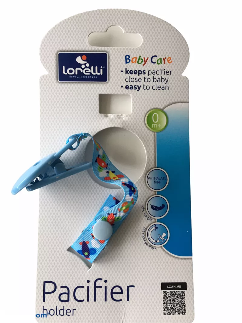Lant cu clips pentru suzeta, 0 luni+, Blue 2