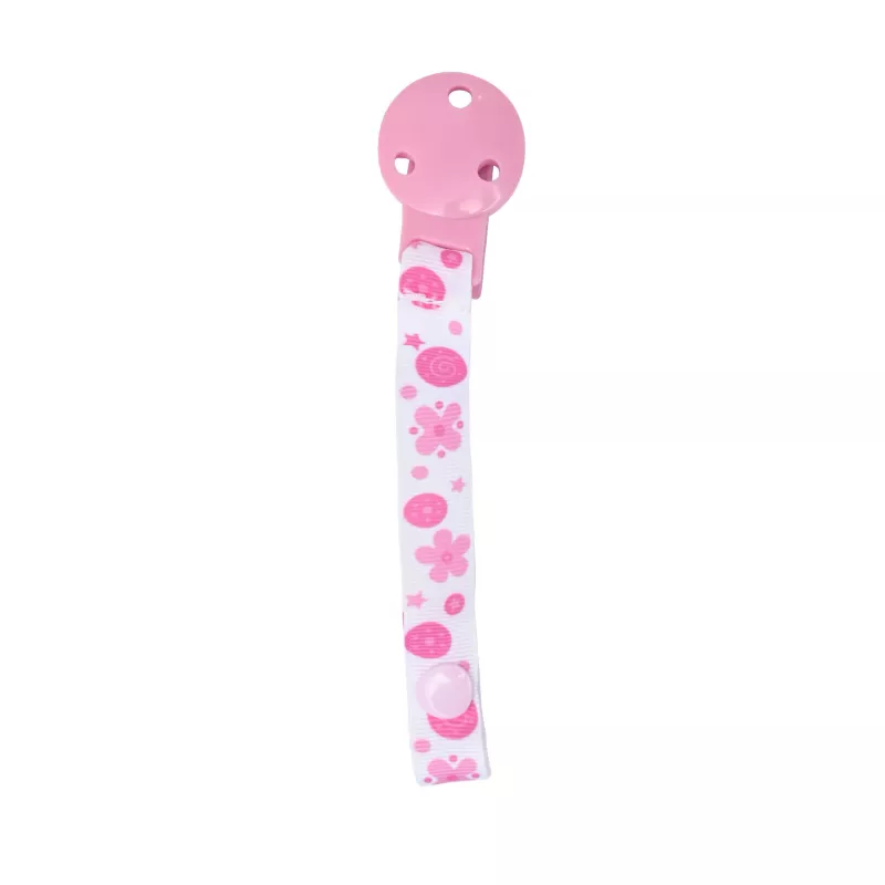 Lant cu clips pentru suzeta, 0 luni+, Pink 1