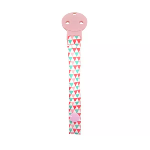 Lant cu clips pentru suzeta, 0 luni+, Blush Pink 1