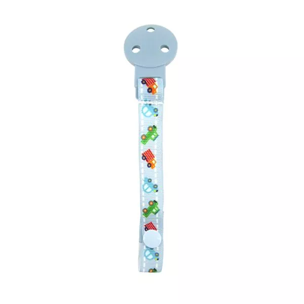 Lant cu clips pentru suzeta, 0 luni+, Moonlight Blue 1