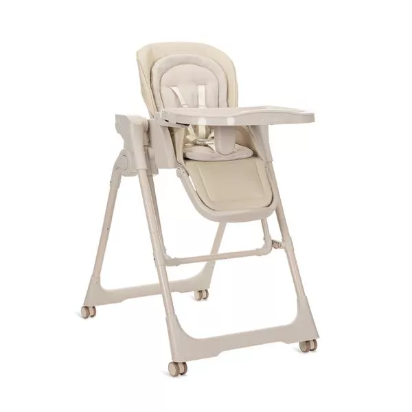 Leagan electric si scaun de masa 2 in 1, Nomino, Bluetooth, telecomanda, 3 viteze de leganare, panou muzical, Beige 2