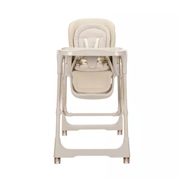 Leagan electric si scaun de masa 2 in 1, Nomino, Bluetooth, telecomanda, 3 viteze de leganare, panou muzical, Beige 3