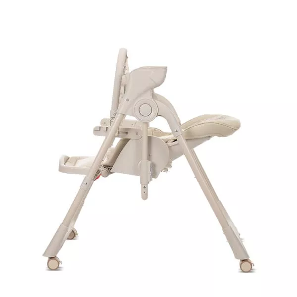 Leagan electric si scaun de masa 2 in 1, Nomino, Bluetooth, telecomanda, 3 viteze de leganare, panou muzical, Beige 6