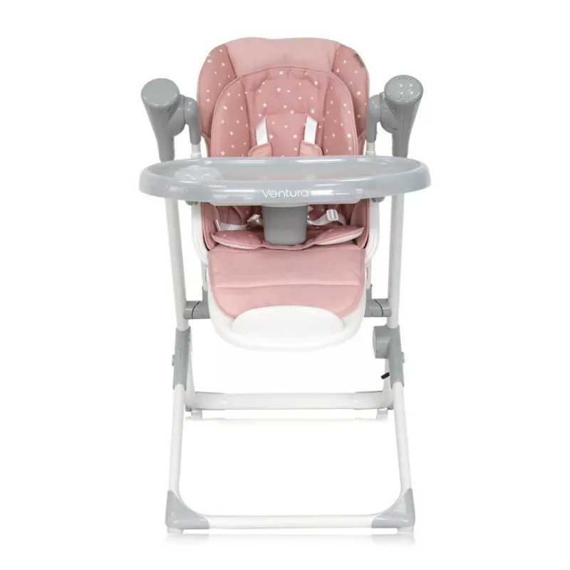 Scaun de masa si leagan electric, Ventura, Peach Beige Stars 2