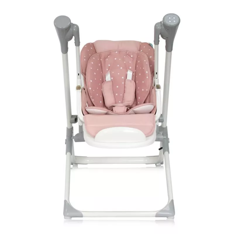 Scaun de masa si leagan electric, Ventura, Peach Beige Stars 5