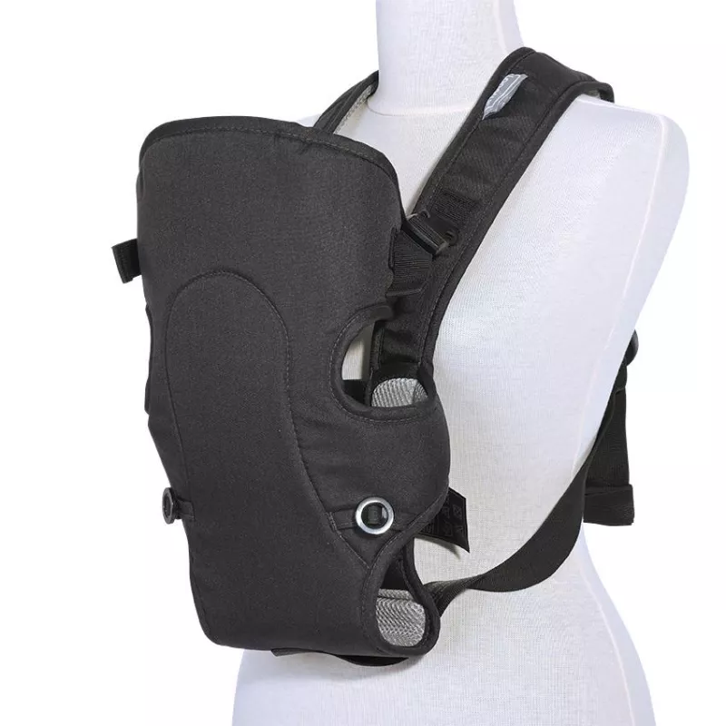 Marsupiu Between, pana la 9 Kg, 2 pozitii, Black & Grey 1
