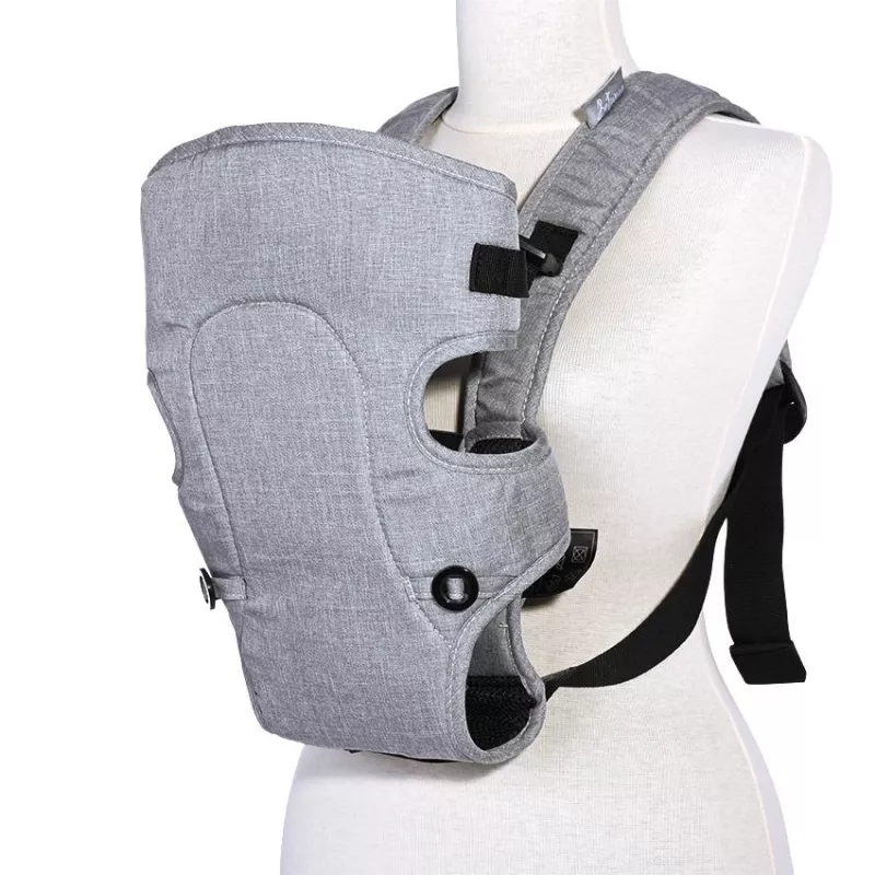Marsupiu Between, pana la 9 Kg, 2 pozitii, Grey & Black 1
