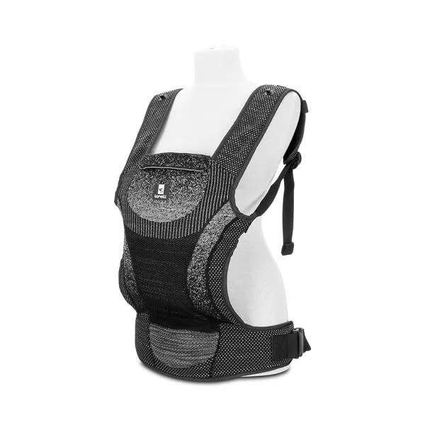Marsupiu ergonomic pentru bebelusi, Mia, pozitii multiple de purtare, 4-36 luni, Black 1
