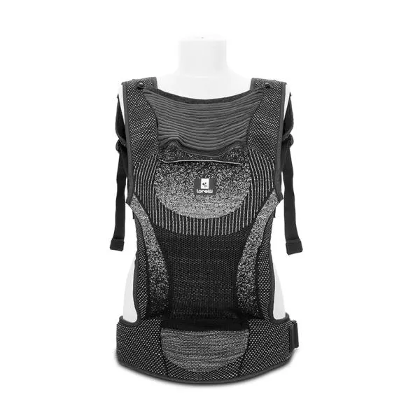 Marsupiu ergonomic pentru bebelusi, Mia, pozitii multiple de purtare, 4-36 luni, Black 4