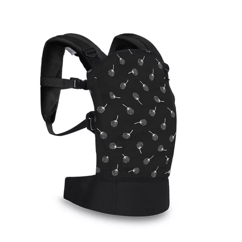 Marsupiu ergonomic, Wally, bumbac, Black 1