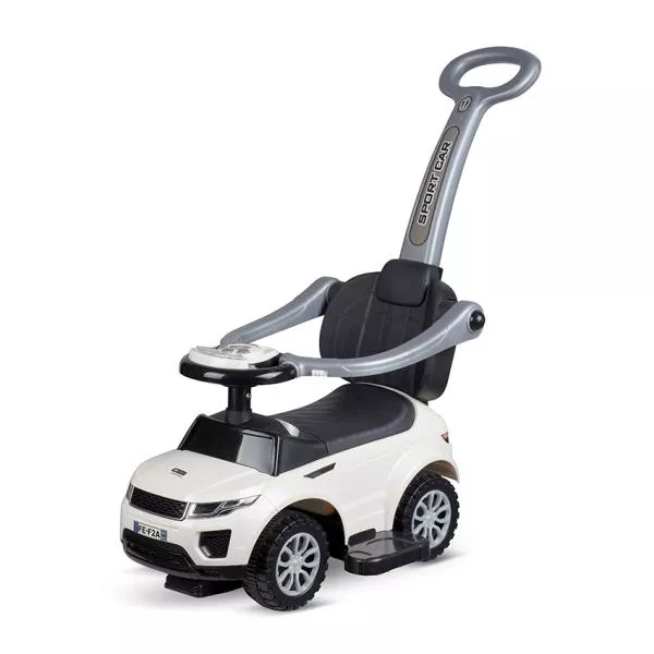 Masinuta de teren cu maner parental, Lorelli, muzica, sunete si lumini, 1-3 ani, White 1