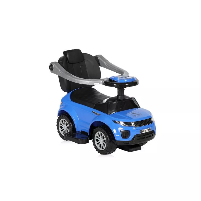Masinuta de teren cu maner parental, Lorelli, muzica, sunete si  lumini, Blue 2