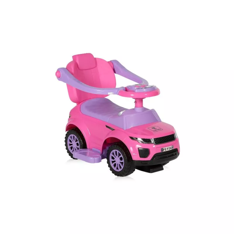 Masinuta de teren cu maner parental, Lorelli, muzica, sunete si  lumini, Pink 2