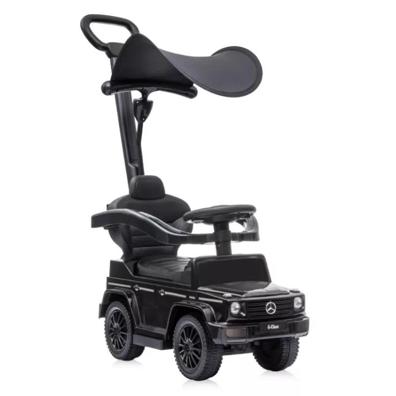 Masinuta de teren,  Mercedes-Benz G350D, maner parental , copertina, Black 1