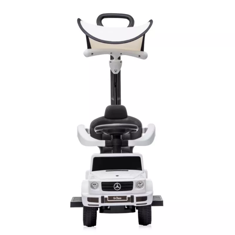 Masinuta de teren,  Mercedes-Benz G350D, maner parental , copertina, White 3