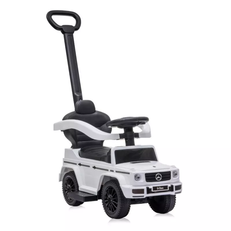Masinuta de teren,  Mercedes-Benz G350D, maner parental, White 1