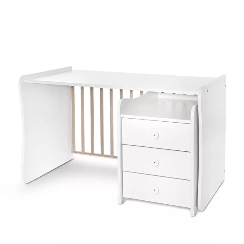Mobilier Maxi Plus, 70x160 cm, transformabil, Trio White 11