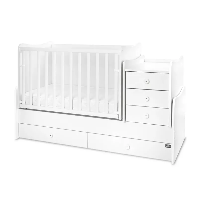 Mobilier Maxi Plus, 70x160 cm, transformabil, Trio White 1
