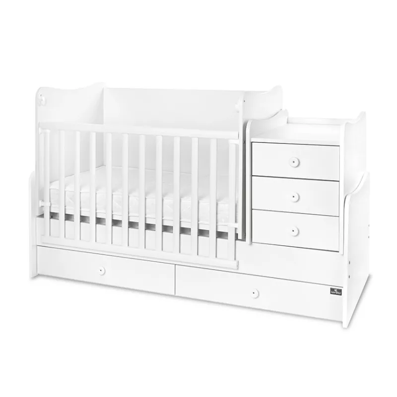 Mobilier Maxi Plus, 70x160 cm, transformabil, Trio White 3