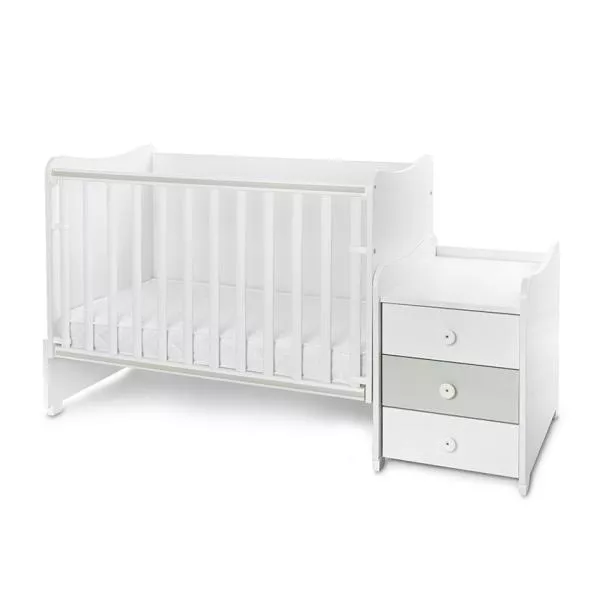 Mobilier multifunctional, Maxi Plus, 70 x 160 cm, transformabil, Trio White Milky Green 6