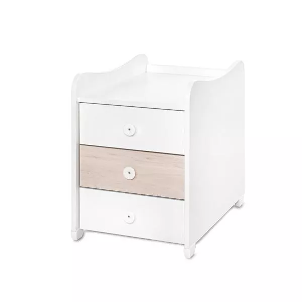 Mobilier multifunctional, Maxi Plus, 70 x 160 cm, transformabil, Trio White Light Oak 12