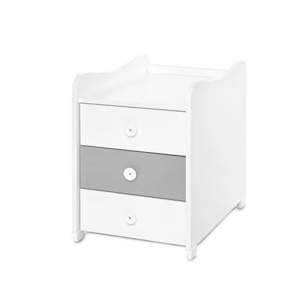 Mobilier multifunctional, Maxi Plus, 70 x 160 cm, transformabil, Trio White Stone Grey 8