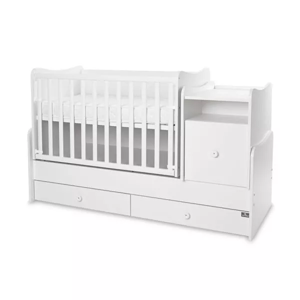 Mobilier multifunctional Trend Plus, 167 x 72 x 105 cm, transformabil, Trio White 2