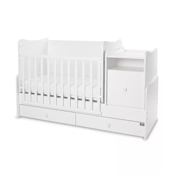 Mobilier multifunctional Trend Plus, 167 x 72 x 105 cm, transformabil, Trio White 3