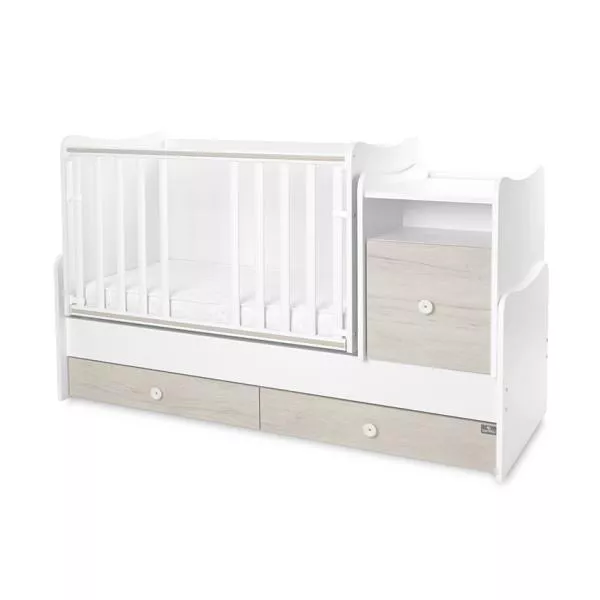 Mobilier multifunctional, Trend Plus, 167 x 72 x 105 cm, transformabil, Trio White Light Oak 4