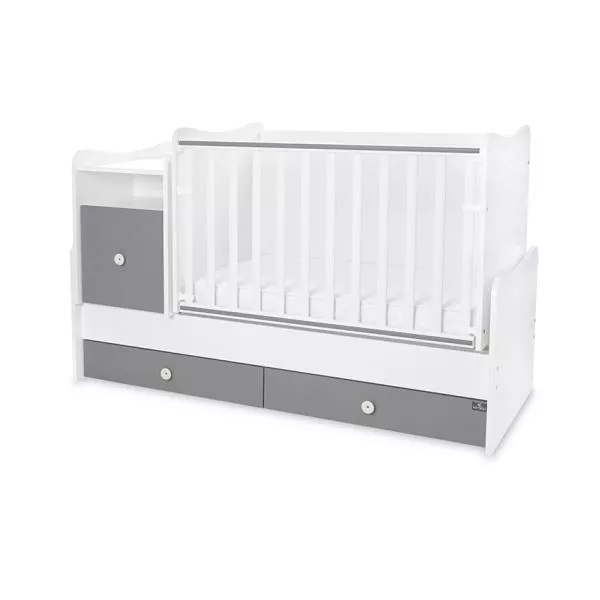 Mobilier multifunctional, Trend Plus, 167 x 72 x 105 cm, transformabil, Trio White Stone Grey 1