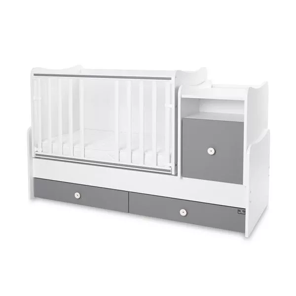 Mobilier multifunctional, Trend Plus, 167 x 72 x 105 cm, transformabil, Trio White Stone Grey 4
