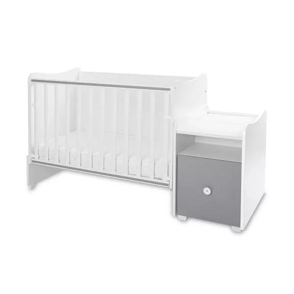 Mobilier multifunctional, Trend Plus, 167 x 72 x 105 cm, transformabil, Trio White Stone Grey 6
