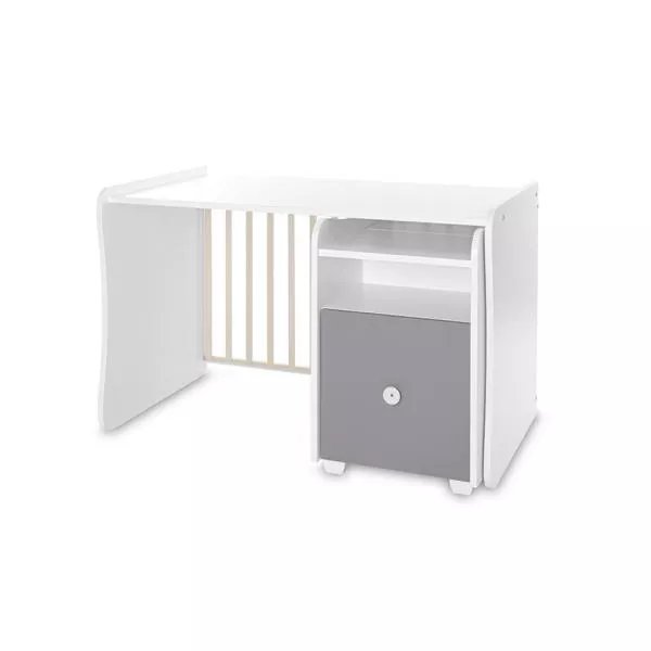 Mobilier multifunctional, Trend Plus, 167 x 72 x 105 cm, transformabil, Trio White Stone Grey 7