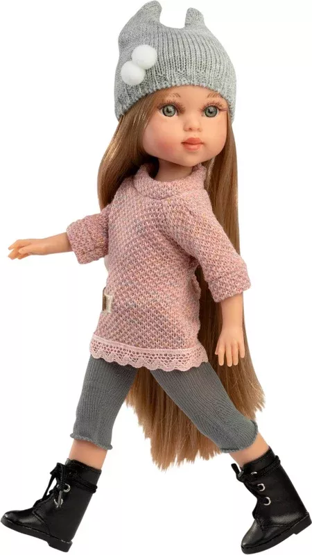 Papusa fashion, Penelope Vienna, 33 cm, par blond si ochi verzi, corp din vinil, cu outfit complet 2