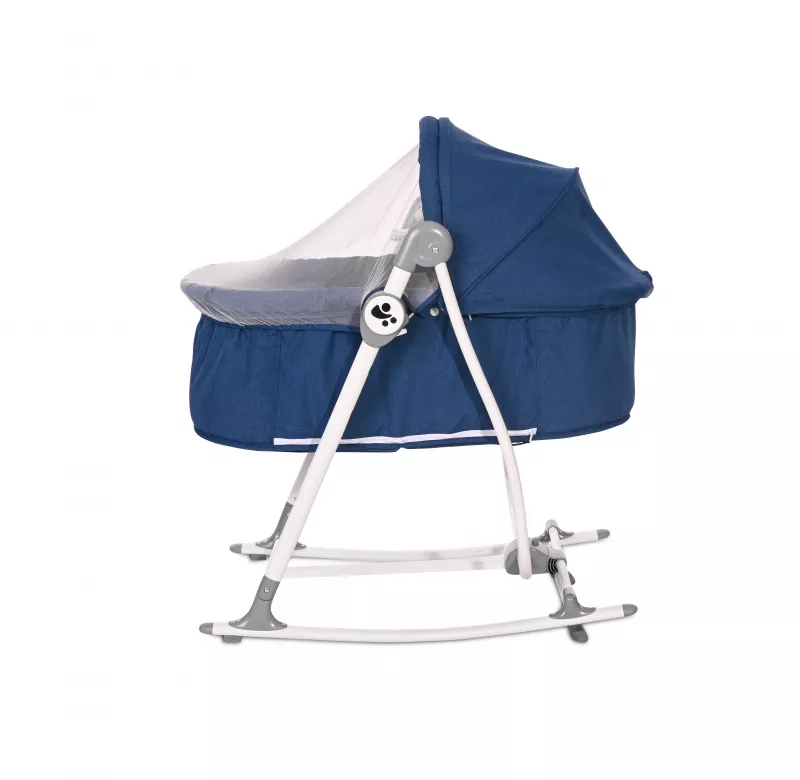 Patut leagan pentru nou nascut 2 in 1, Alicante, Blue 3