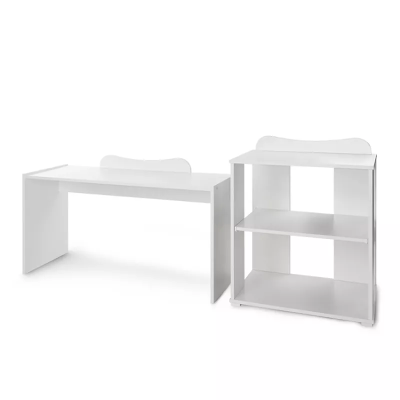 Patut modular multifunctional, 5 confirgurari diferite, 190 x 72 cm, Multi, White 14