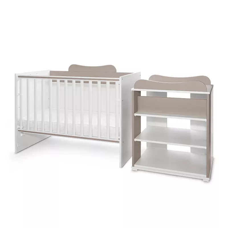Patut modular multifunctional, 5 confirgurari diferite, 190 x 72 cm, Multi, White & String 6