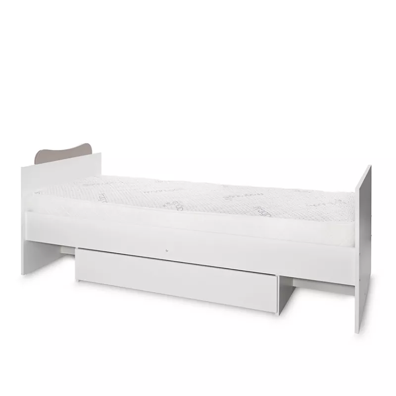 Patut modular multifunctional, 5 confirgurari diferite, 190 x 72 cm, Multi, White & String 16