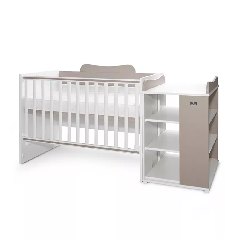 Patut modular multifunctional, 5 confirgurari diferite, 190 x 72 cm, Multi, White & String 3