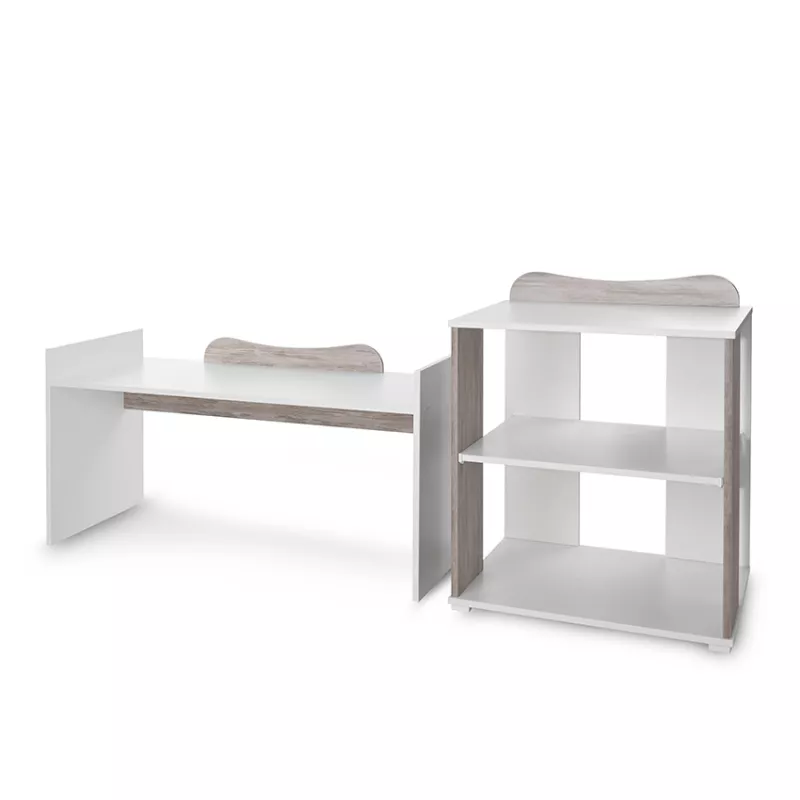 Patut modular multifunctional, 5 confirgurari diferite, 190 x 72 cm, Multi, White & Artwood 15
