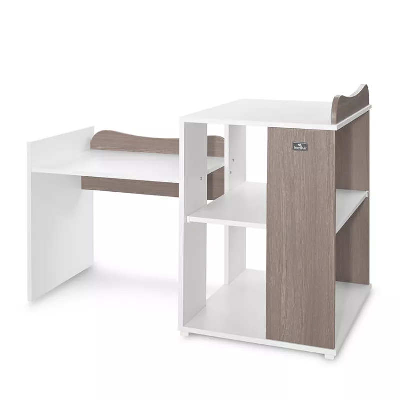 Patut modular multifunctional, 5 confirgurari diferite, 190 x 72 cm, Multi, White & Coffee 11
