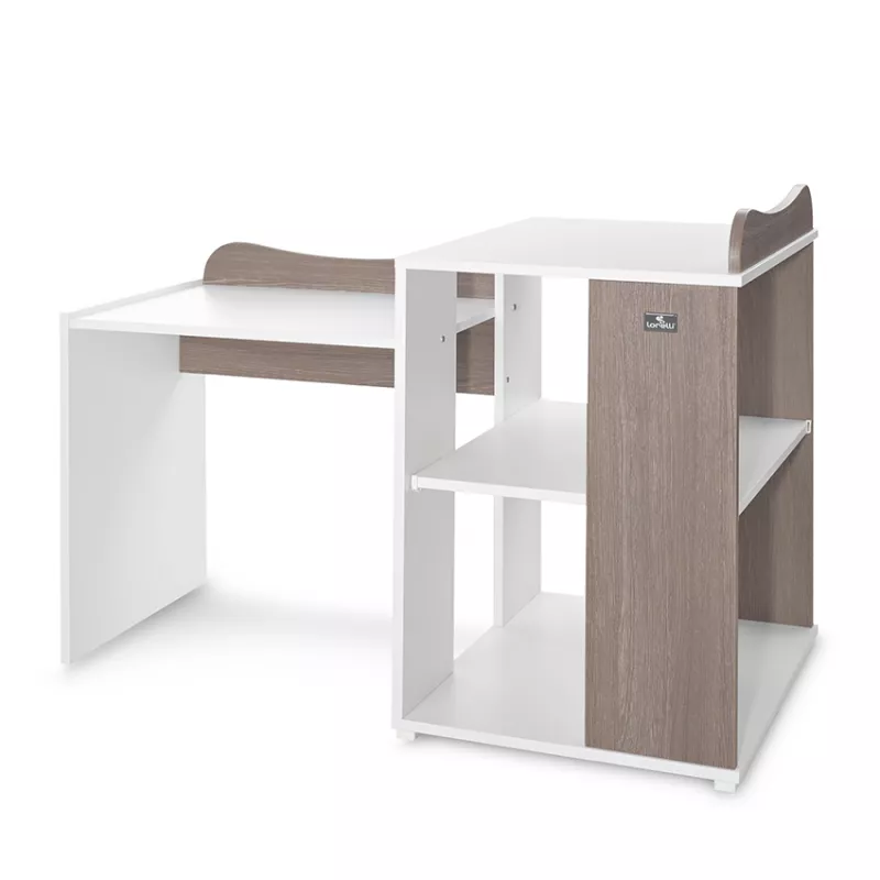 Patut modular multifunctional, 5 confirgurari diferite, 190 x 72 cm, Multi, White & Coffee 12
