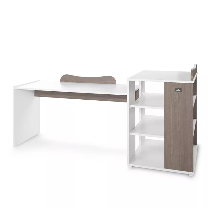 Patut modular multifunctional, 5 confirgurari diferite, 190 x 72 cm, Multi, White & Coffee 13